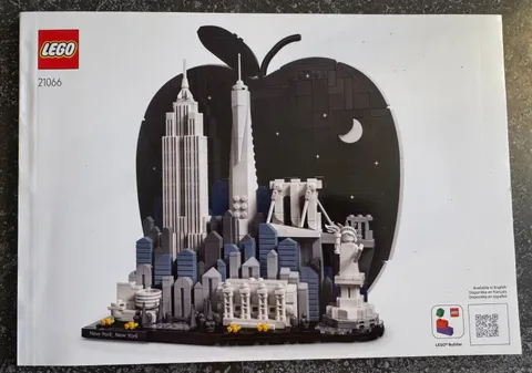 21066 LEGO INSTRUCTION BOOK ONLY Architecture New York City Big Apple