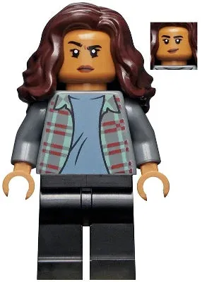 LEGO® Minifigure Super Heroes sh0776 MJ (Michelle Jones) Dark Bluish0 Gray Plaid
