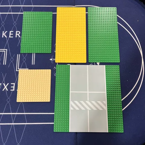 LEGO BASEPLATE LOT 32x32 32x16 16x16 16x24 Vintage Road