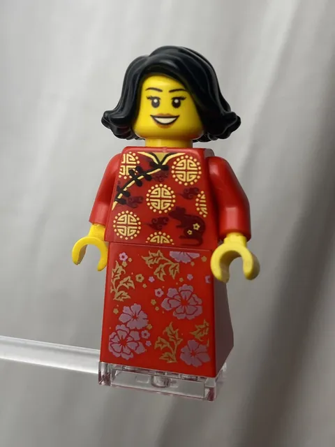 LEGO Minifigure hol138 Mother Chinese New Years Eve Dinner 2019 Holiday 80101 