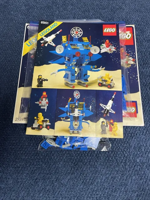 LEGO Classic Space 6951 Robot Command Centre 100% Complete W/Partial Box & Book
