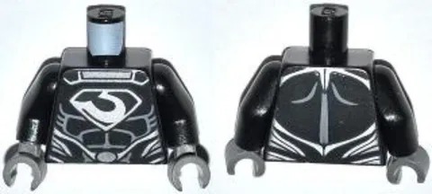 LEGO® Part 973pb1419c01 - Torso Super Hero Costume with Muscles Outline