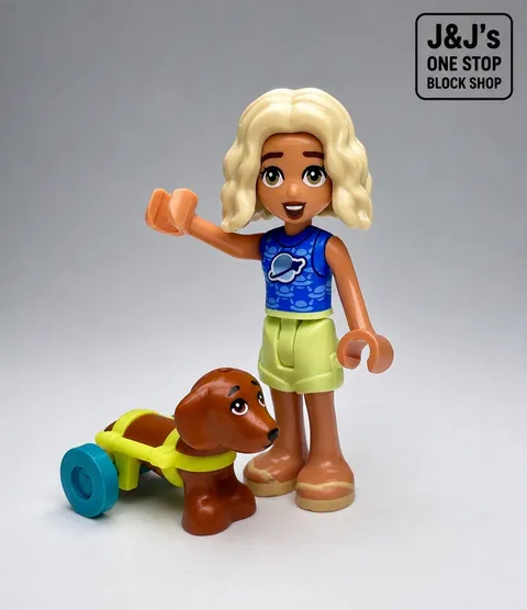 LEGO® Friends Nova Mini-Doll w/ Pickle Dog Wheelchair 42603 FRND0730 BRAND NEW