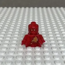 LEGO ninjago Nrg Kai Minifigure Torso no crack head is scratched 