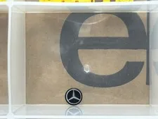 LEGO Parts - Black Tile, Round 1 x 1 Mercedes-Benz Logo - No 98138pb429 - QTY 1