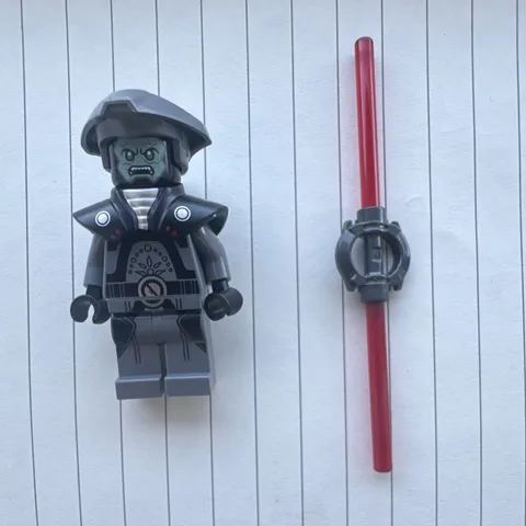 Imperial Inquisitor Fifth Brother - Dark Bluish Gray Uniform, sw0747 