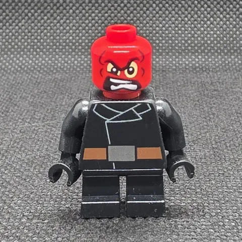 LEGO Minifigure - Marvel Red Skull Black Outfit with Octopus Back Print