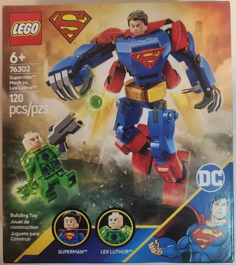 LEGO DC Superman Mech vs Lex Luthor 76302 New Sealed 120pcs Super Heroes