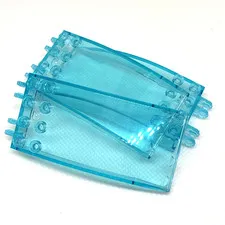 LEGO Parts - Trans-Light Blue Windscreen 8 x 4 x 2 Curved - No 83496 - QTY 3