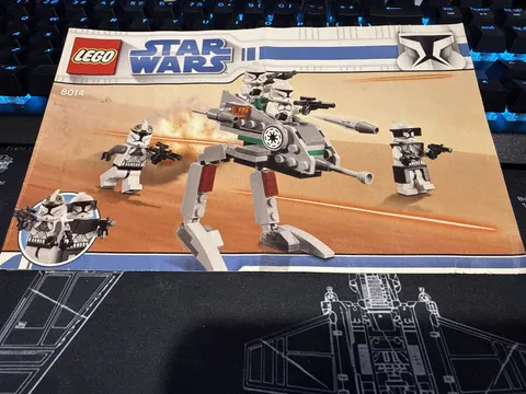 Lego 8014 Clone Walker Battle Pack Instruction Manual Only No Bricks Star Wars
