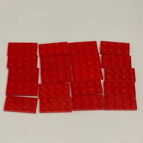 Lego 3020 Red Replacement Parts Pieces Lot of 20