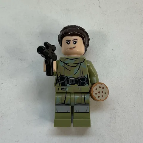 Lego Princess Leia 75366 Olive Green Endor Outfit Hair Star Wars Minifigure