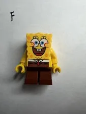 Lego SpongeBob SquarePants 3816 Large Grin and Black Eyebrows Minifigure