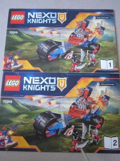 Lego Building Instructions Instruction 70319 Nexo Knights Part 1 and 2 part 1 and 2