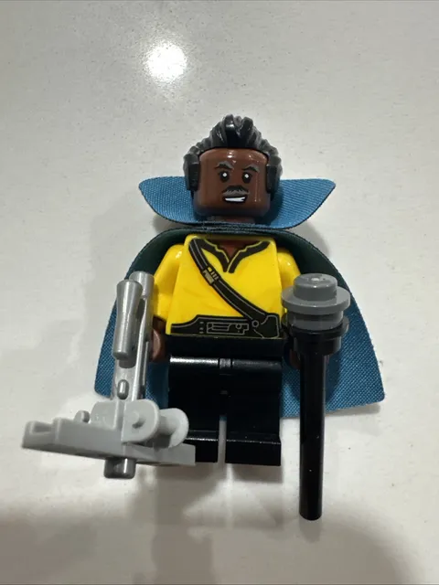 Lego Star Wars Lando Calrissian, Old Cape w/ Collar Minifigure sw1067 75257 Blas