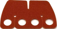 Lego New Dark Orange Minifigure Skirt Cloth with 4 Holes Tapered Part