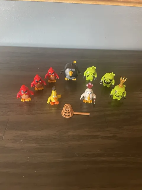 Lego Angry Birds Minifigs Lot Bomb Matilda Red Chuck Pirate Pigs Accessories