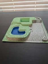 1992 LEGO 6416 POOLSIDE PARADISE 6092-PX2 RAISED BASEPLATE 32x32