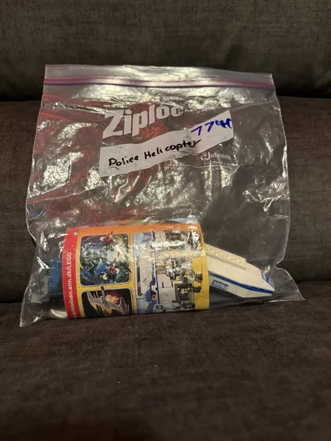 LEGO CITY: Police Helicopter (7741), 99% Complete, Original Instructions, No Box