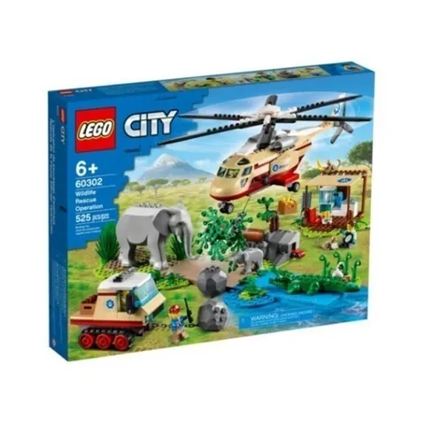 LEGO City 60302 Wildlife Rescue Operation 525 Pieces Building Set