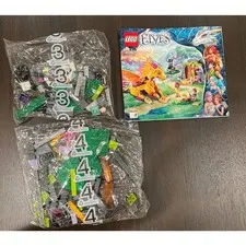 Lego Elves #41175 Incomplete Sealed Part Bags #3 & 4 Instruction Booklet