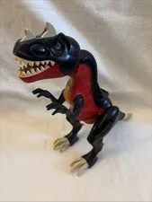 Lego T-Rex Black and Red Mutant Dinosaur 7477 Dino Attack *Lights Work*