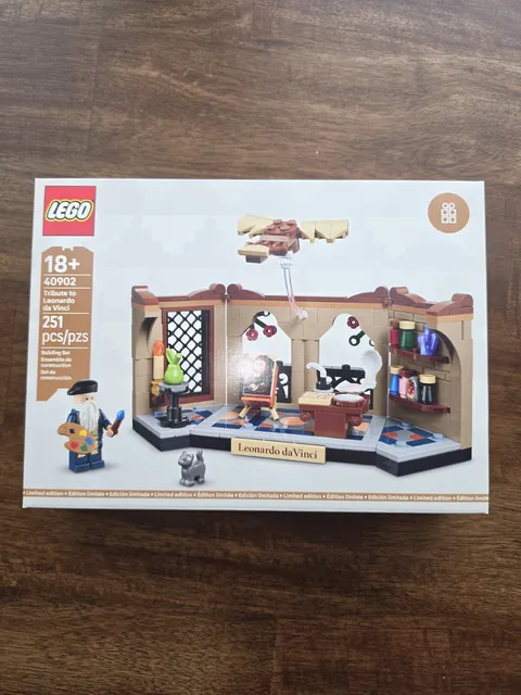 LEGO Tribute to Leonardo da Vinci #40902 Brand New & Sealed GWP