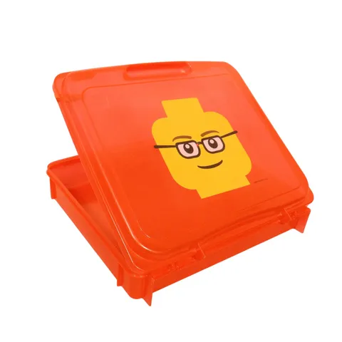 Vintage LEGO Bricks Minifig Storage Case Organizer Project Box USA Kids Toys