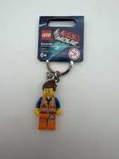 LEGO The Lego Movie Emmet Keychain Minifigure Dual Face  850894 New With Tag