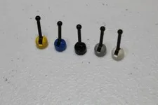 (5) Different LEGO Levers / Antennas with Black Handles