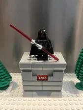 LEGO Darth Maul Minifigure Minifig sw0003 Star Wars Hood Dual Blade Lightsaber