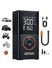 Astroai L7 Tire Inflator Portable Air Compressor Cordless Mini Bike Pump
