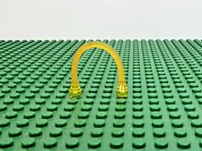 1986 LEGO Trans-Yellow Hose Flexible 8.5L Tabless Ends 6750. 6780 #73590c01a