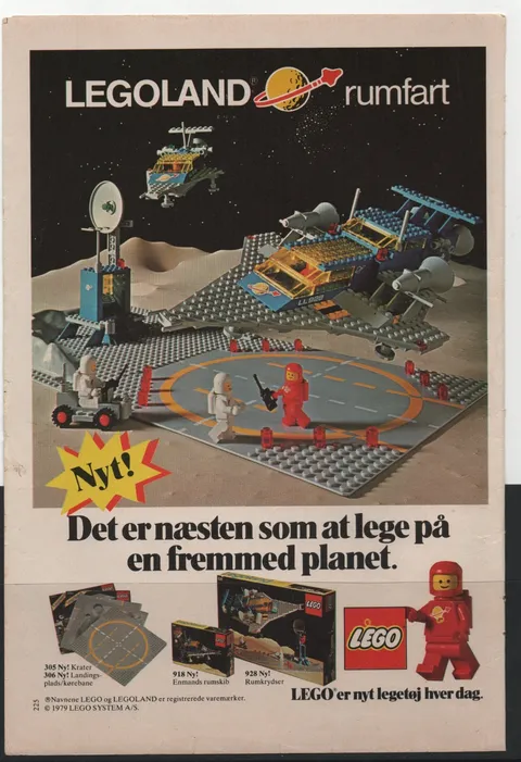 LEGO ADVERTISING INSERTS #  2-1206 # SPACE # 1979 #