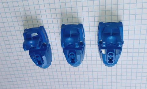 3 pieces Bionicle Lego, Blue 90661 Star Wars Hero Factory Foot WYSIWYG 3 pieces