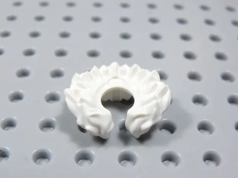 LEGO White Neck Collar Fur Bird Nest Accessory Minifig AC