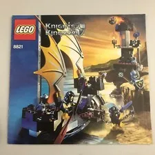 LEGO Knights Kingdom 8821 Rogue Knight Battleship Instruction Manual Only