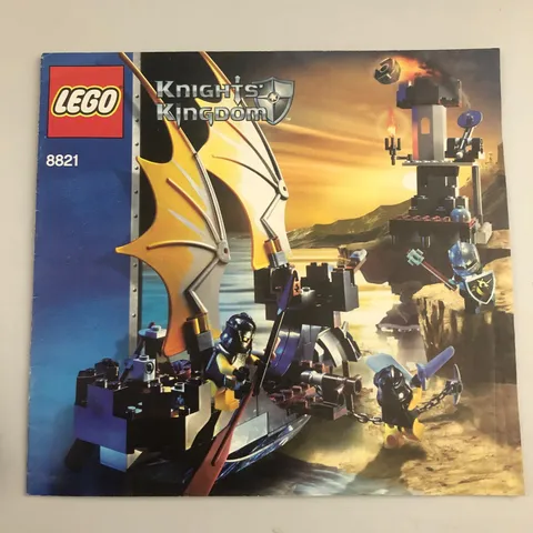 LEGO Knights Kingdom 8821 Rogue Knight Battleship Instruction Manual Only