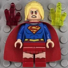 Lego DC Super Heroes Dimensions Minifigure DIM040 Supergirl Ponytail