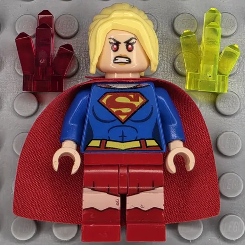 Lego DC Super Heroes Dimensions Minifigure DIM040 Supergirl Ponytail