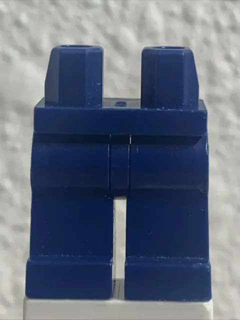 Lego Dark Blue Hips Legs Minifigure Pants Jeans Darker Blue Piece 970c00 / 10970