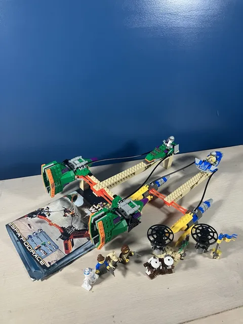 LEGO System Star Wars Mos Espa Podrace 7171 Vintage 1999 As Is