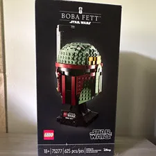 LEGO Star Wars Boba Fett Helmet (75277), INCLUDES BOX AND INSTRUCTIONS