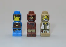 LEGO microfigures game Heroica Ranger Werewolf Druid 3858 replacement