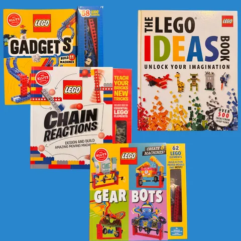 LEGO Activity Book 4 Pack Bundle - 3 New Klutz Kits & LEGO Ideas Hardcover Lot