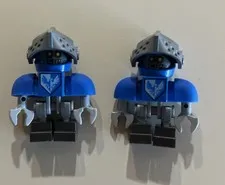 LEGO Lot of 2 Nexo Knights Minifigure Clay Bot 70315 With Visors
