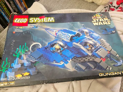LEGO Star Wars Gungan Sub 7161 Complete Set 379 pcs w/ Box Jar Jar Binks