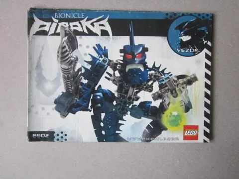 Lego Building Instructions Instruction Bionicle 8902 Airaka Vezok