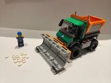 LEGO City 60083 Snowplow Truck 100% Complete w/ Printed Instructions No Box READ
