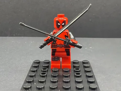 LEGO Deadpool Minifigure SH0032  Wolverine's Chopper Showdown